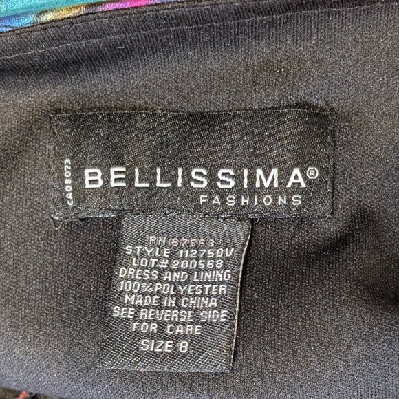 Multicolored Bellissima stunning fancy dress Size 8 - Picture 4 of 4